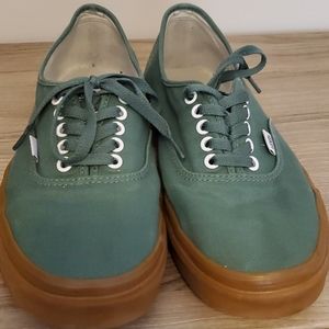 AquaGreen Gummy Bottom Vans